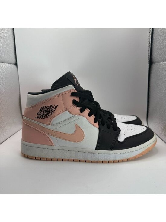 Jordan Other - Air Jordan 1 Mid Crimson Tint Arctic Pink Black White Shoes Mens Size 9.5 Sneake